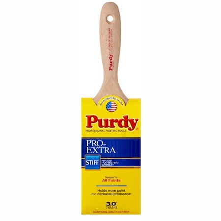 Purdy 3" Flat Sash Nylon/Polyester Bristle, Paint Brush 144400730